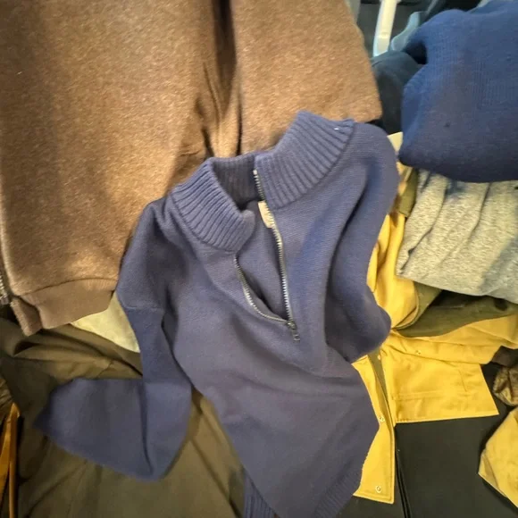 100% original Filson Virgin wool heavy duty quarter zip sweater - Picture 4 of 8